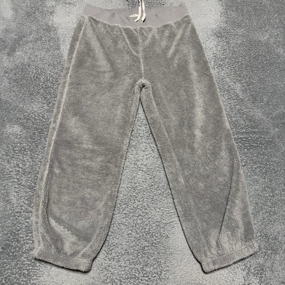 Anthropologie Dylan Pants Jogger Womens Large Gray Fluffy Lounge